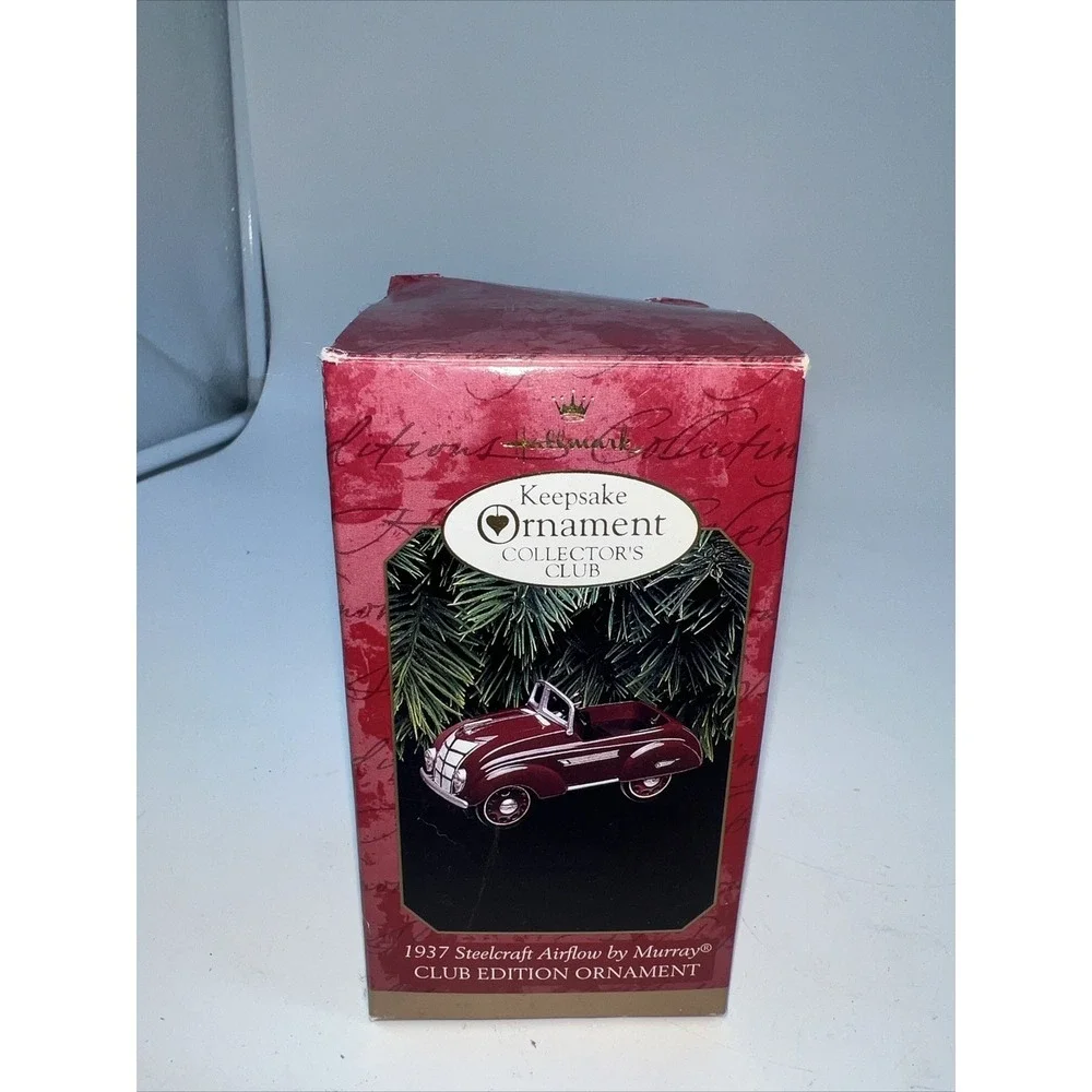 1997 Hallmark 1937 Steelcraft Airflow by Murray Kiddie Car Ornament Club Edition